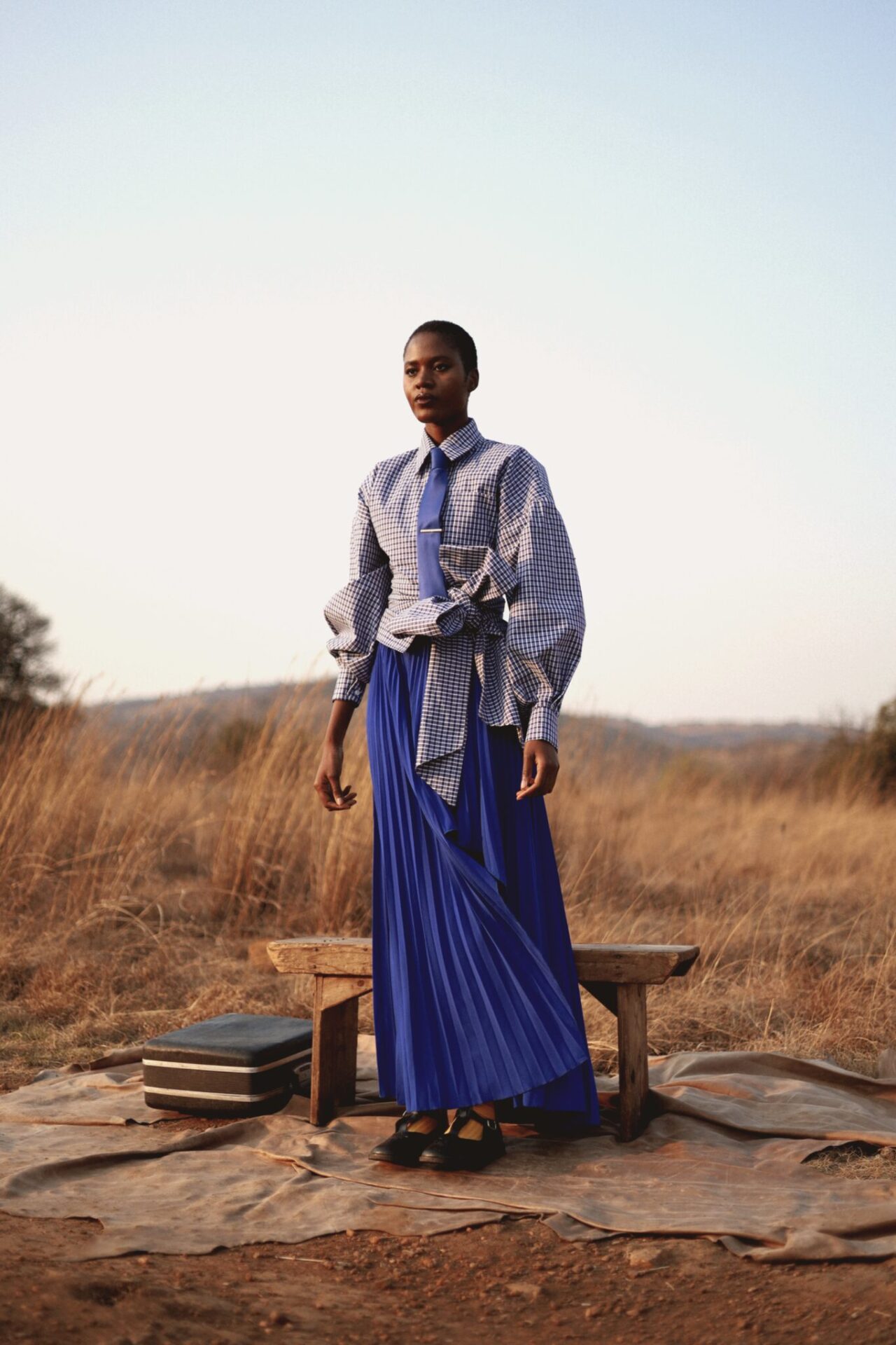 MEFRO PLEATED SKIRT